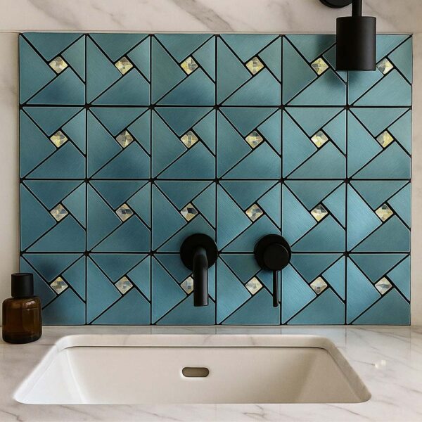 CENEFA Azul con plata